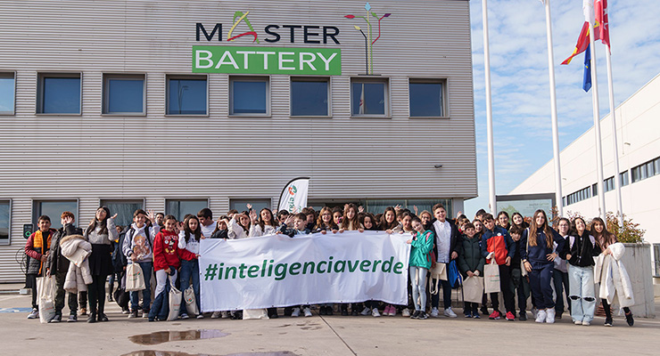 El Colegio Hans Christian Andersen de Rivas-Vaciamadrid visita Ciudadenergía y Master Battery para conocer el almacenamiento de energías renovables