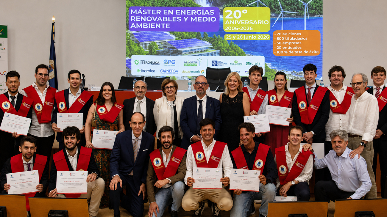 Ciudadenergía y Master Battery patrocinan el acto conmemorativo del 20.º aniversario del Máster ERMA-UPM