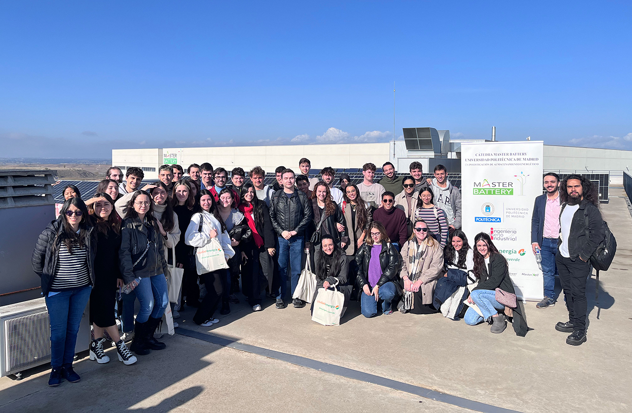 El Máster Universitario en Ingeniería de la Energía de la UPM 2024 visita Ciudadenergía y MASTER BATTERY