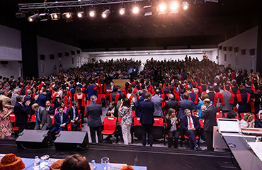 Acto en el Auditorio “Marcelino Camacho” de la sede central de CCOO en Madrid