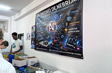 IES Antonio de Nebrija de Móstoles, proyectos educativos de robótica